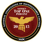 Top One Percent National Association of Distinguished Counsel