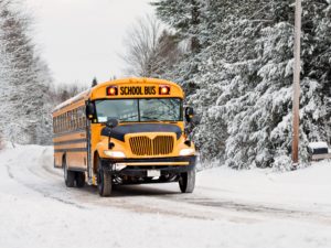 Winter Weather School Bus Accidents