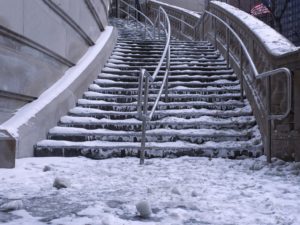 Alternative Routes Used to Avoid Winter Slip and Fall Incidents