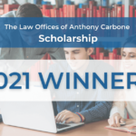2021 Anthony Carbone Scholarship Winners