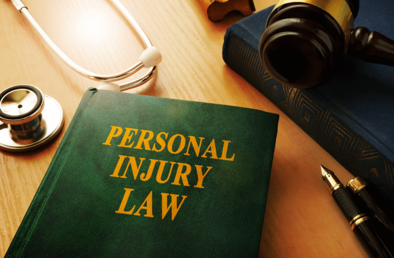 Book with the title personal injury law
